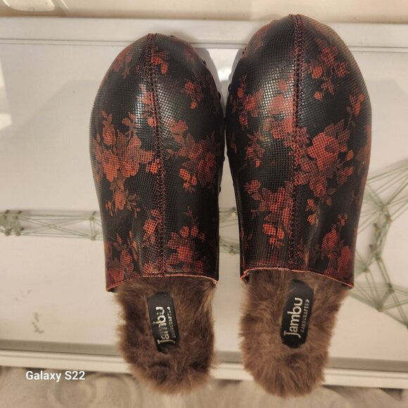 Jambu Leather "Monaco" Mules. Fur lined. NWOT. Size 6 - Picture 6 of 10